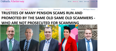 Pension Life Blog - Why pension scammers such as Julian Hanson must be prosecuted - julian hanson - Barratt and Dalton 