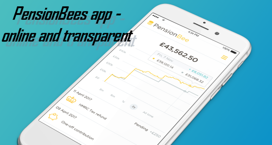 Pension Life blog - PensionBee - Pensions made simple a sample of their app