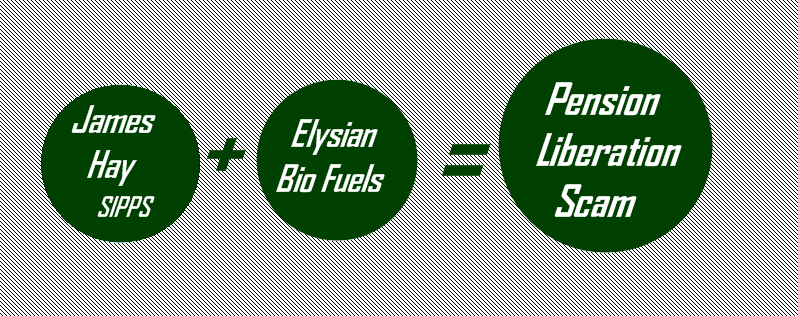 Pension Life blog - James Hay Sipps + Elysian bio fuels = pension liberation scam