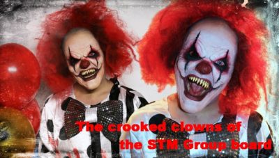 Pension Life Blog - The crooked clowns of the STM Group board - Alan Kentish - reports record profits for 2017 - no mention of the Trafalgar Multi Assett Fund pension scam