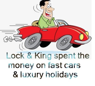 Pension Life blog - Pension liberation scammers Successful Pensions jailed - Lock & King spent the money on fast cars & luxury holidays