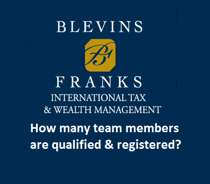 Blevins Franks Spain – Qualified and registered?