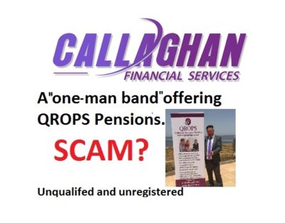 Pension Life Blog - Callaghan QROPS Spain - qualified and registered? - Graeme Callaghan