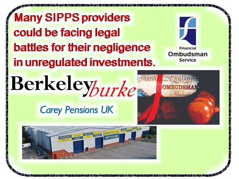 Pension Life Blog - Shaping the future of mis-sold SIPPS - Berkeley Burke and Carey Pensions FOS