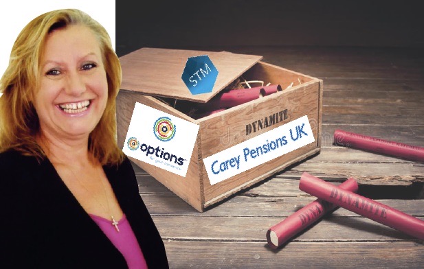 Christine Hallett - CEO of Carey Pensions (now called Options) and her box of dynamite