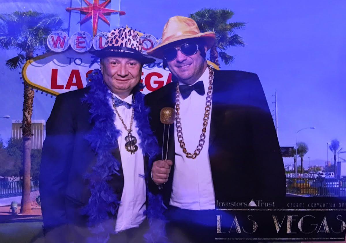 John Ferguson (left) & David Vilka (right) splashing stolen pension funds in Vegas