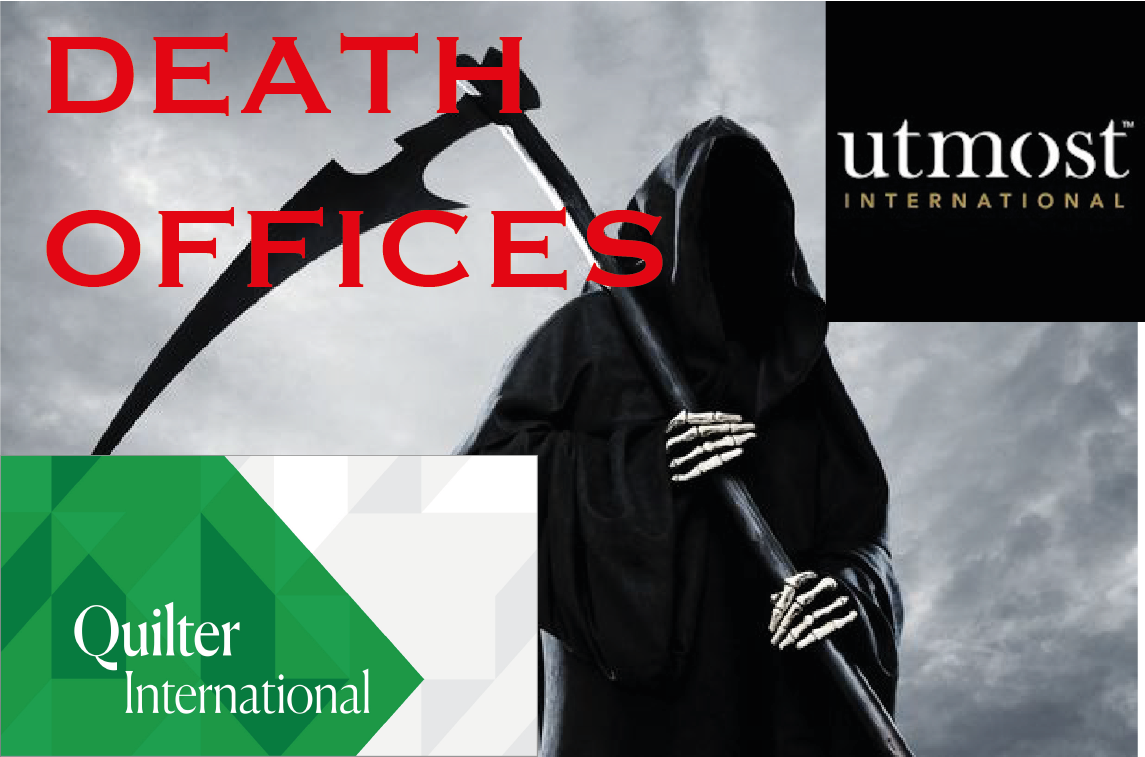 Death offices - Quilter & Utmost facilitate pension fraud